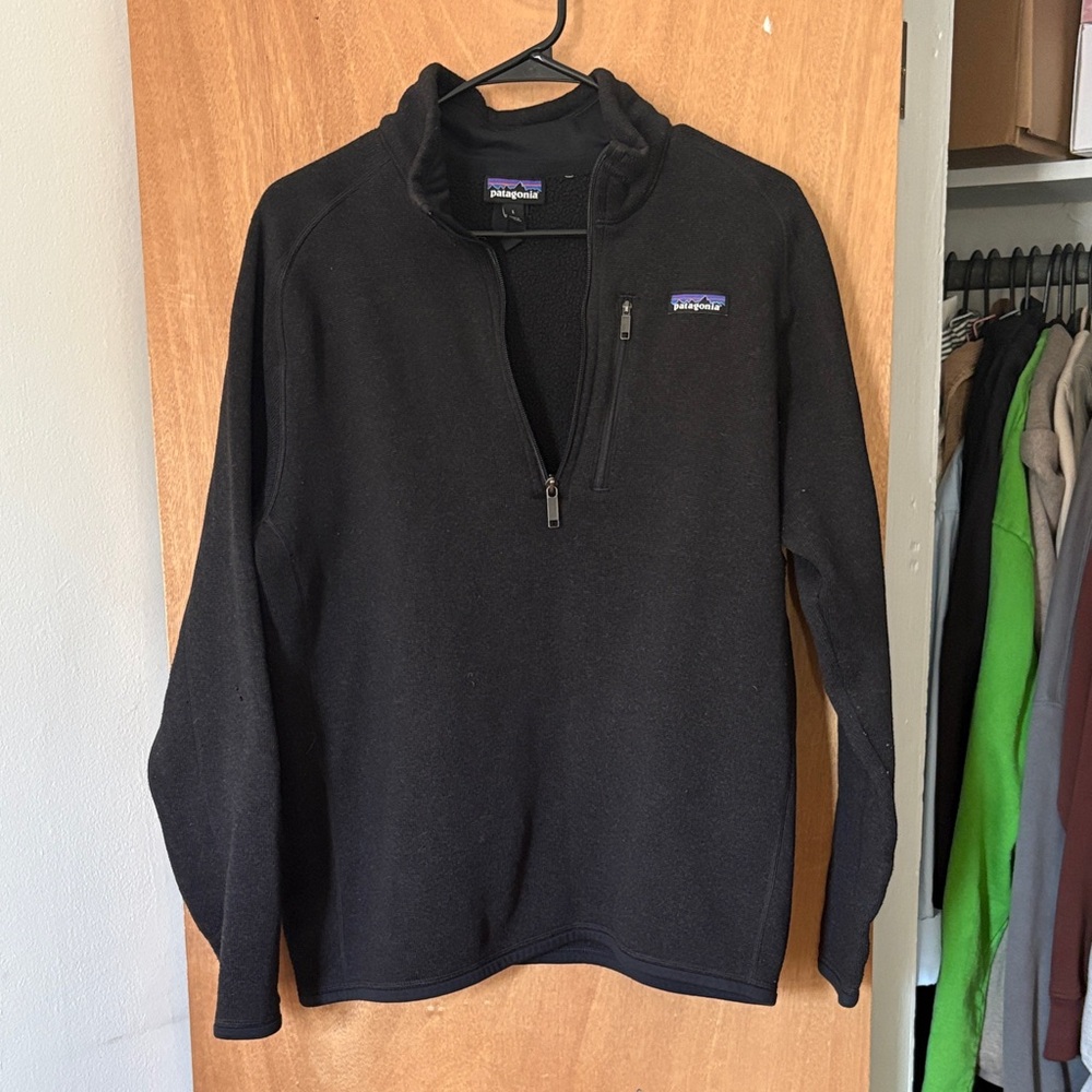 Patagonia Black Fleece Half-Zip Pullover